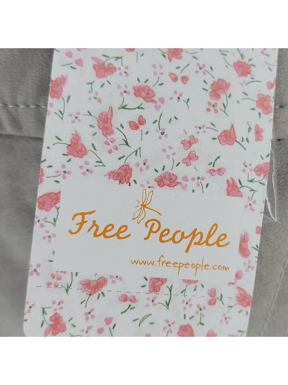 Free People NWT Faux Suede Mini Skirt Size 10 | Stone Gray Wrap Belted - Picture 6 of 13
